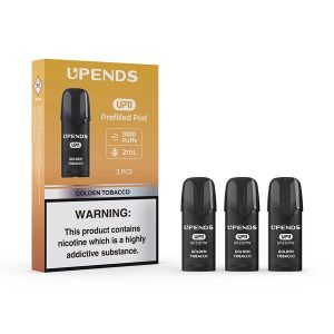 UPENDS UP11 REP PODS (3 PACK) (GOLDEN TOBEC 50MG)