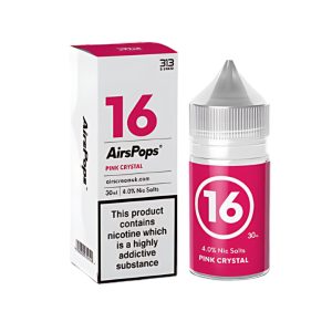 AIRSPOPS-16 PINK CRYSTAL 30ML-4%