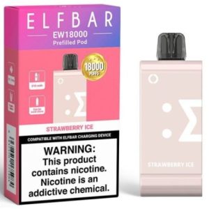ELFBAR POD EW18000 STRAWBERRY ICE