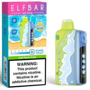 ELFBAR 25K ICE KING SAYF PEACH GRAPE
