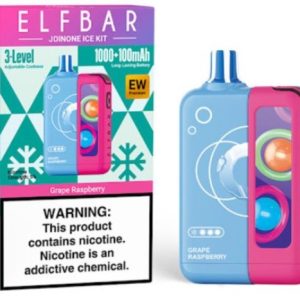 ELFBAR EW16K KIT ICE GRAPE RASPBERRY