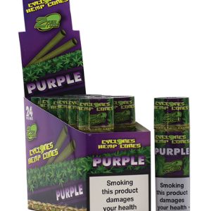 CYCLONE HEMP CONES PURPLE (2s)
