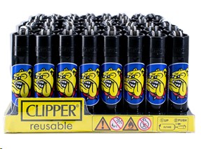 LIGHTER CLIPPER BULL DOG BLACK (1s)