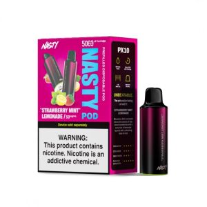 NASTY PODS 2X5000 STRAWBERRY MINT LEMONAD (PACK-2)