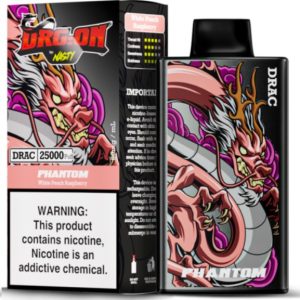 DRGON 25K PHANTOM WHITE PEACH RASPBERRY
