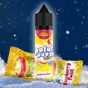 POLAR POPZ 60ML RASPBERRY TWIST LONG FILL