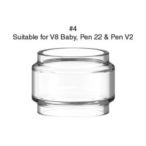 SMOK BUBBLE GLASS TUBE #4 V8 BABY/PEN22/PENV2 3ml