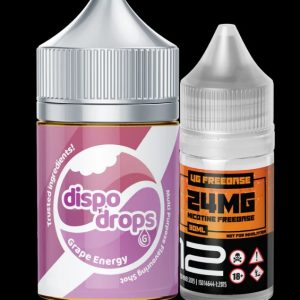 DISPO DROPS GRAPE ENERGY SALT (30mg) COMBO 60ML
