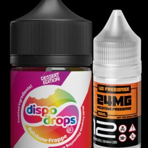 DISPO DROPS RAINBOW FRAPPE SALT (30mg) COMBO 60ML