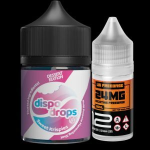 DISPO DROPS SWEET KRISPIES SALT (30mg) COMBO 60ML
