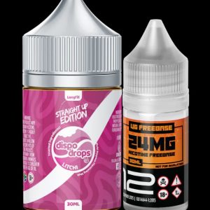 DISPO DROPS SU LITCHI SALT (30mg) COMBO 60ML