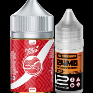 DISPO DROPS SU LUSH WATERMELON SALT (30mg) COMBO 60ML