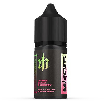 MISFITS SALT/MTL LONGFILL 30ML LYCHEE GUAVA CHERRY