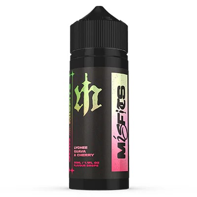MISFITS FREEBASE LONGFILL DROPS 120ML (LYCHEE GRAPE CHERRY)
