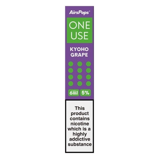 AIRSPOPS ONE USE 800 PUFF (5%) KYOHO GRAPE