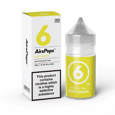 AIRSPOPS-6 ZESTY LEMON 30ML-4%