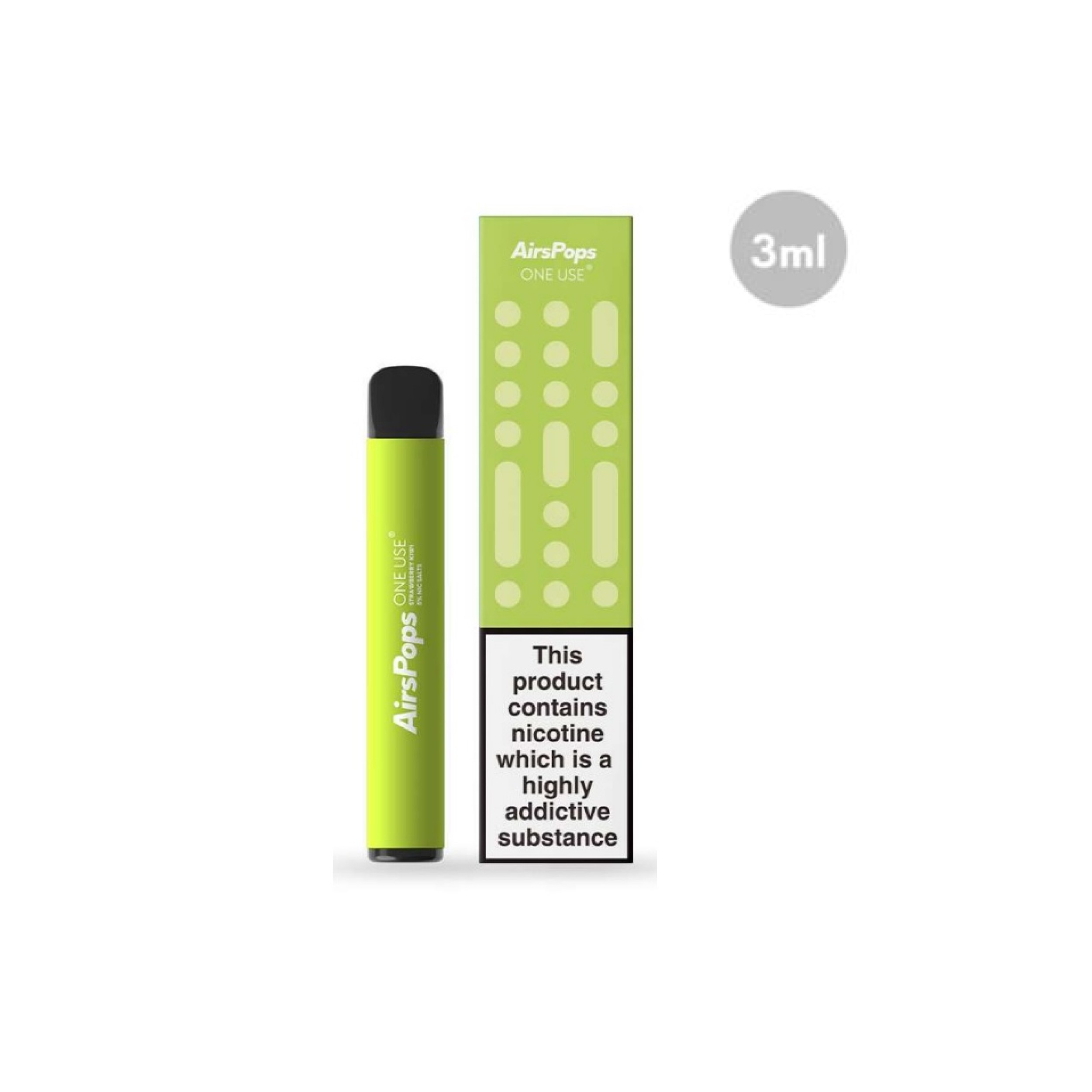 AIRSPOPS ONE USE 800 PUFF (5%) STRAWBERRY KIWI