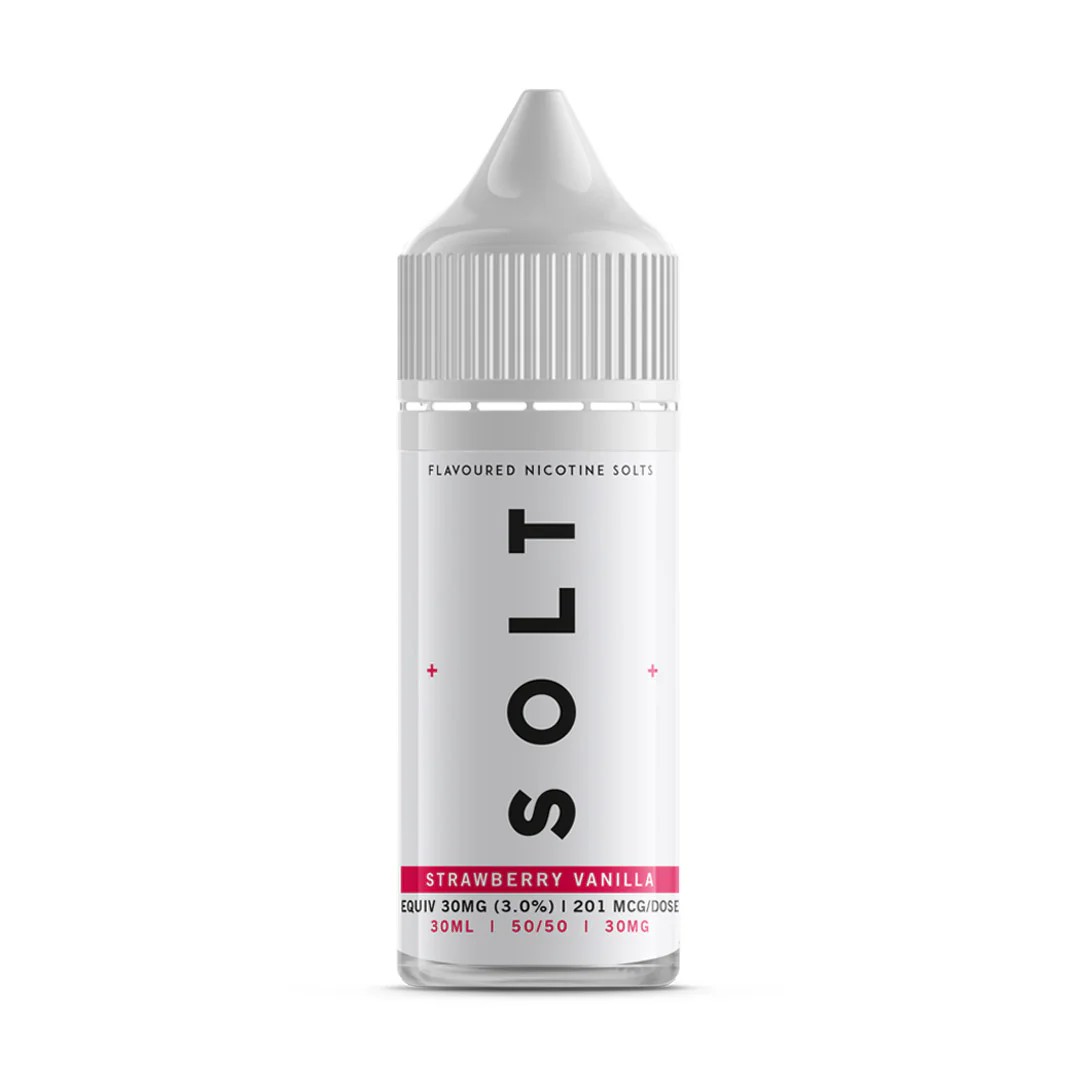 SOLT NIC SALTS 30ML (30MG) (STRAWBERRY VANILLA)