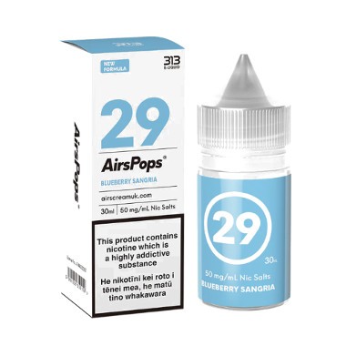 AIRSPOPS-29 BLUEBERRY SANGRIA 30ML-4%