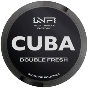 CUBA BLACK 43MG DOUBLE FRESH - SNUS