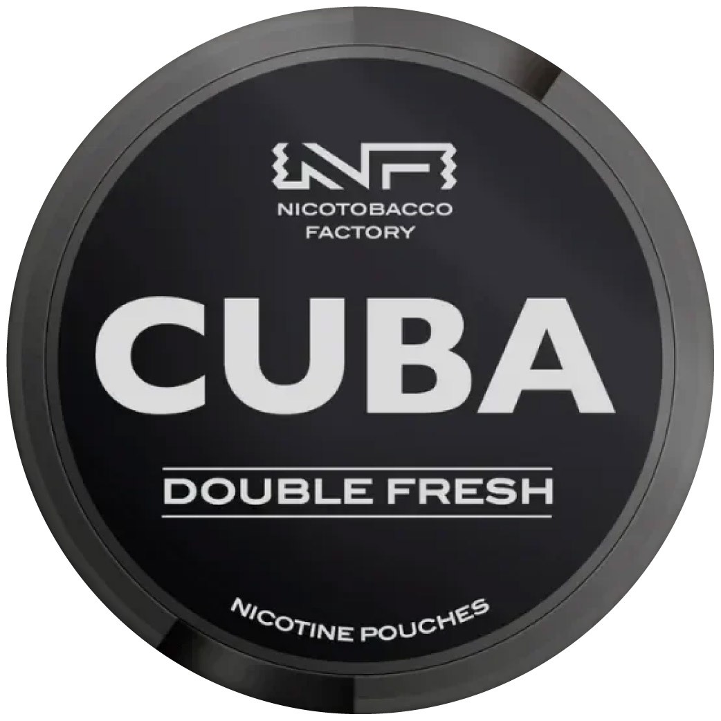 CUBA BLACK 43MG DOUBLE FRESH - SNUS