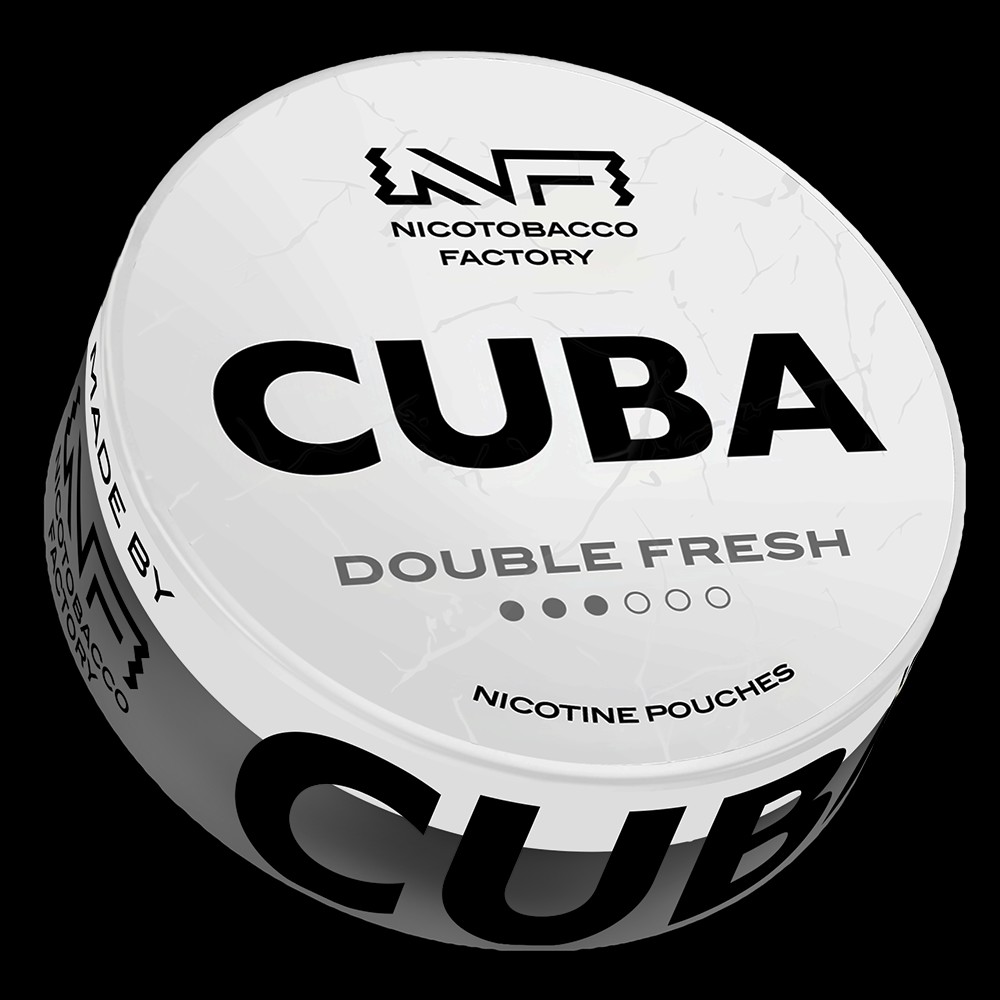 CUBA WHITE 16MG DOUBLE FRESH - SNUS
