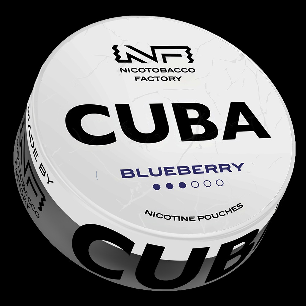 CUBA WHITE 16MG BLUEBERRY - SNUS