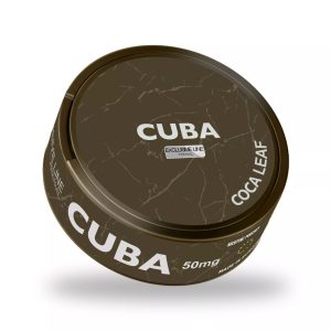 CUBA BLACK 43MG COCA LEAF - SNUS