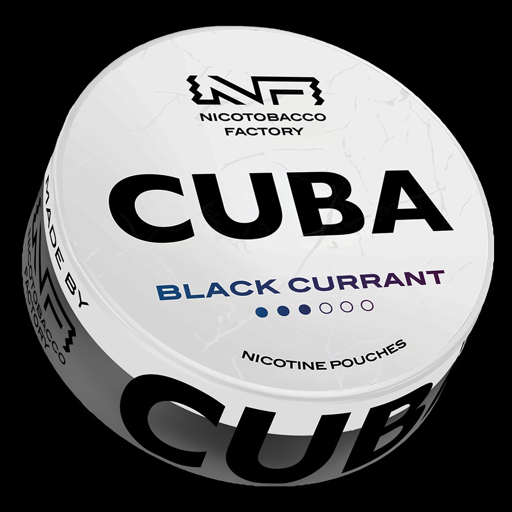 CUBA WHITE 16MG BLACKCURRANT - SNUS