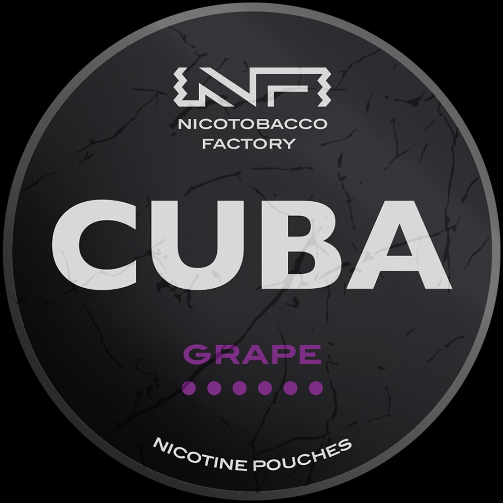 CUBA BLACK 43MG GRAPE - SNUS