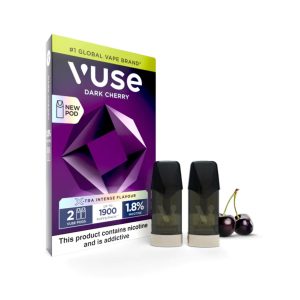 VUSE DISPO REP POD 2K PUFFS/PACK 2's 5% DARK CHERY