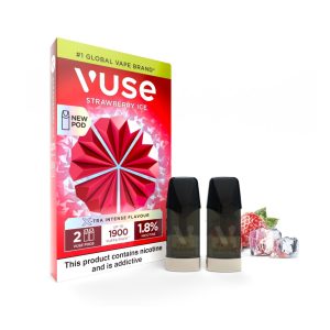 VUSE DISPO REP POD 2K PUFFS/PACK 2's 1.8% STRWBR I