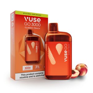 VUSE GO 3000 PUFFS 3% CLASSIC PEACH