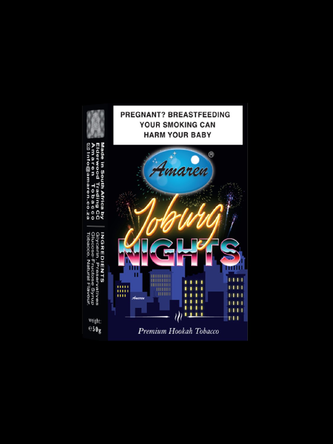 HOOKAH FLAVOUR 50G (JOBURG NIGHTS) AMAREN