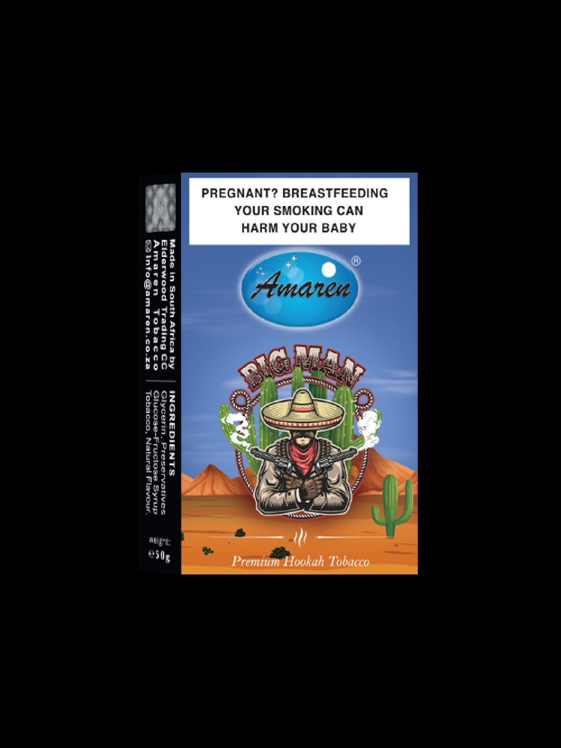 HOOKAH FLAVOUR 50G (BIG MAN) AMAREN
