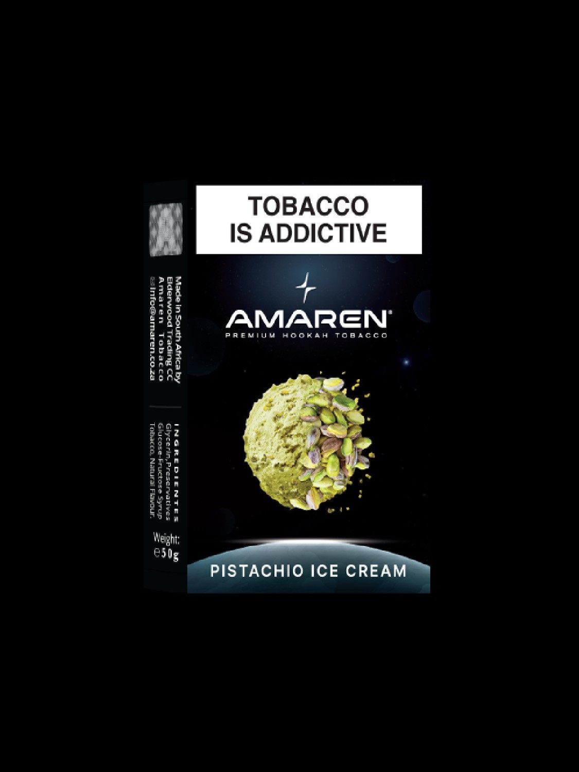 HOOKAH FLAVOUR 50G (PISTACHIO ICE CREAM) AMAREN