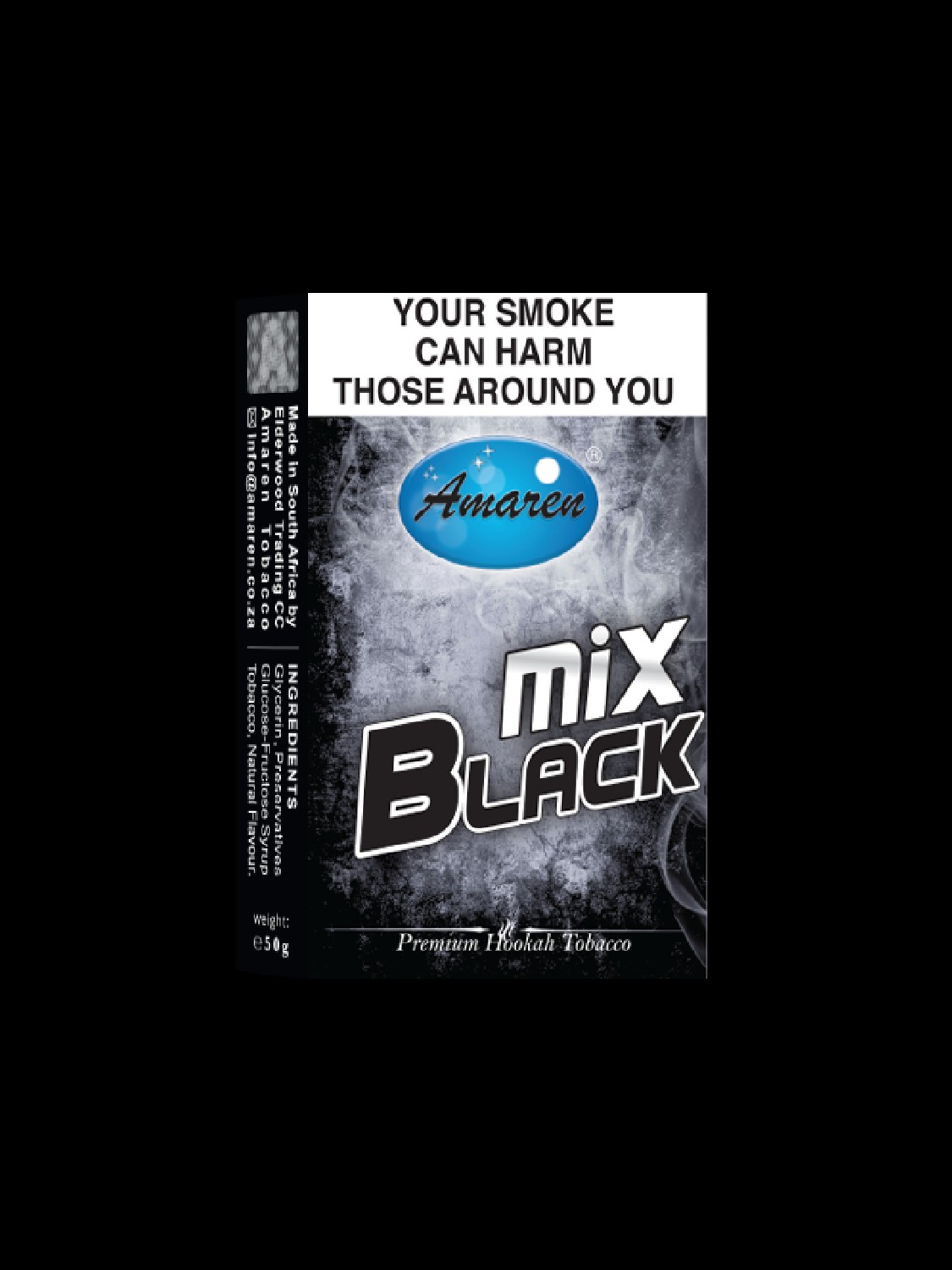 HOOKAH FLAVOUR 50G (BLACK MIX) AMAREN