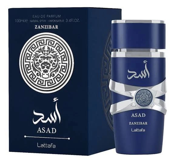 ASAD (BLUE - ZANZIBAR)  (MEN) BY LATTAFA 100ML