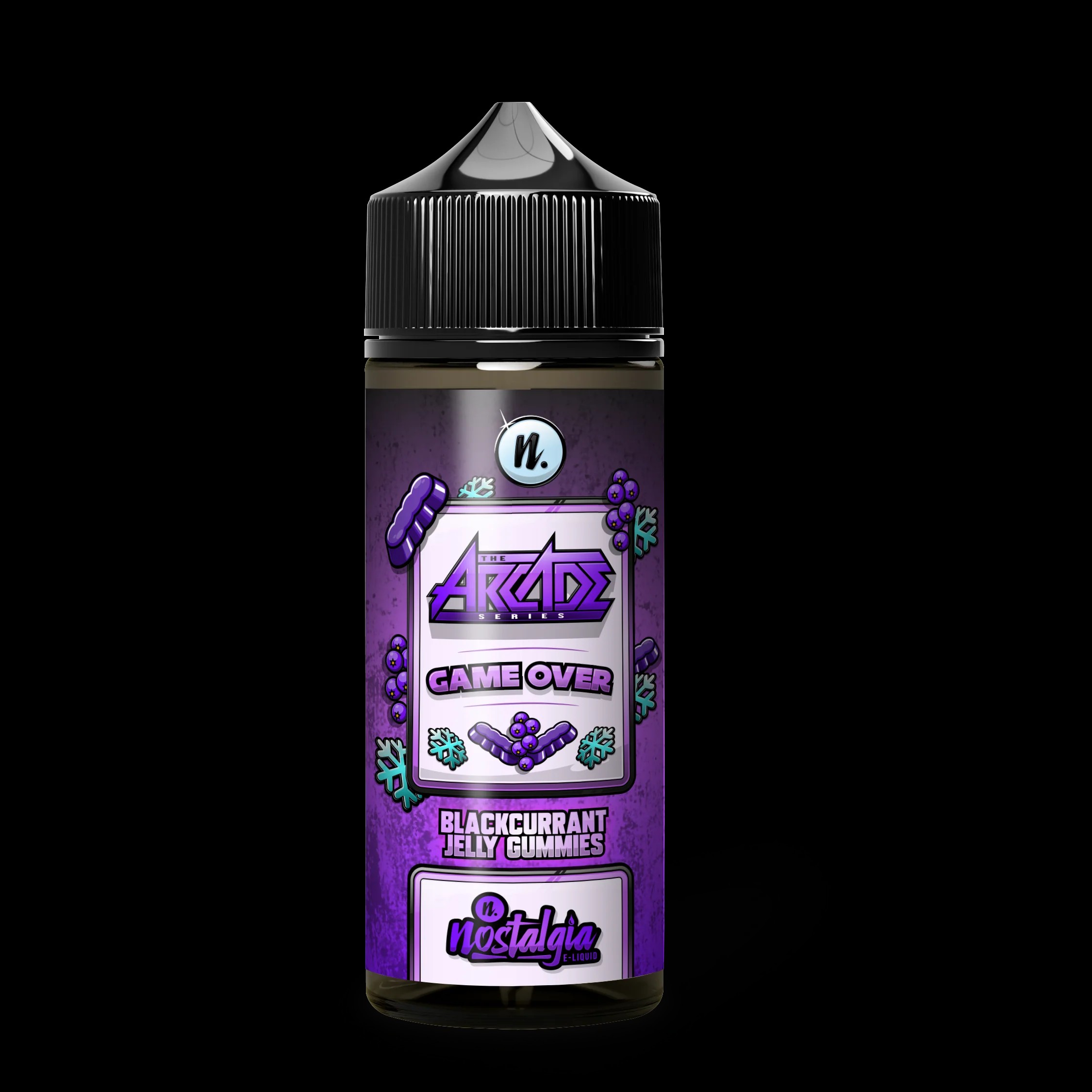 ARCADE BY NOSTALGIA 120ML LF (BLACKCURRANT JELLY GUMMIES)