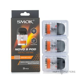 SMOK NOVO 5 MESH POD 0.6OHM 3ML TOPFILL (PACK-1)
