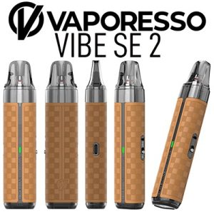 VAPORESSO VIBE SE 2 POD KIT - LEATHER BROWN