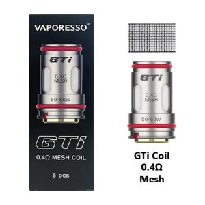 VAPORESSO GTI D-MESH COIL 0.4OHM (50-60W) (PACK-1)