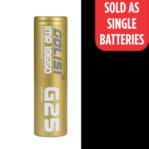 BATTERY LITHIUM 3.7V 2500mAh GOLISI (EACH)