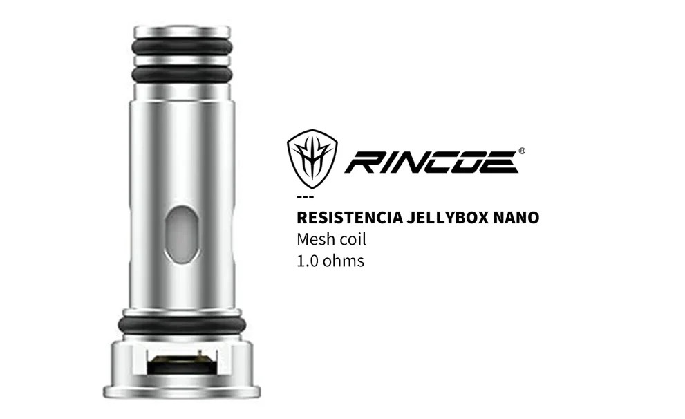 RINCOE JELLYBOX NANO REP-MESH COIL 1.0OHM (PACK-1)