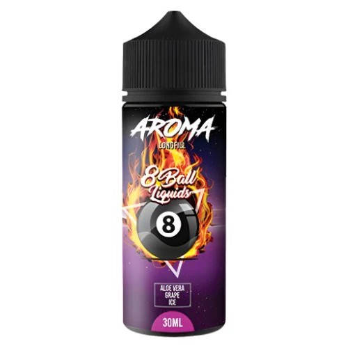 8 BALL LIQUIDS 120ML LONGFILL (ALO-VERA GRAPE ICE)