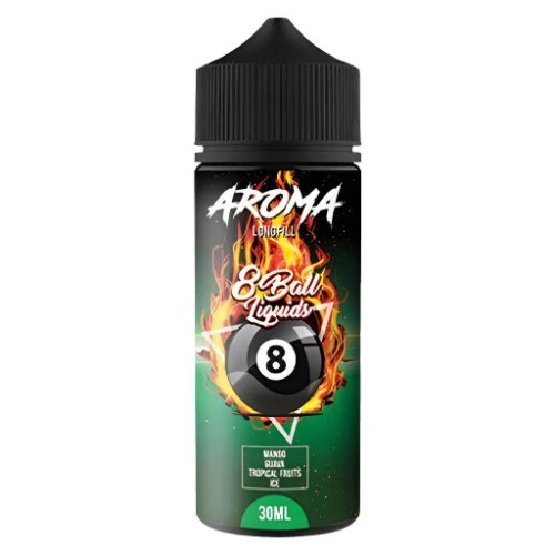 8 BALL LIQUIDS 120ML LONGFILL (MANGO GUAVA TROPICAL FRUITS ICE)