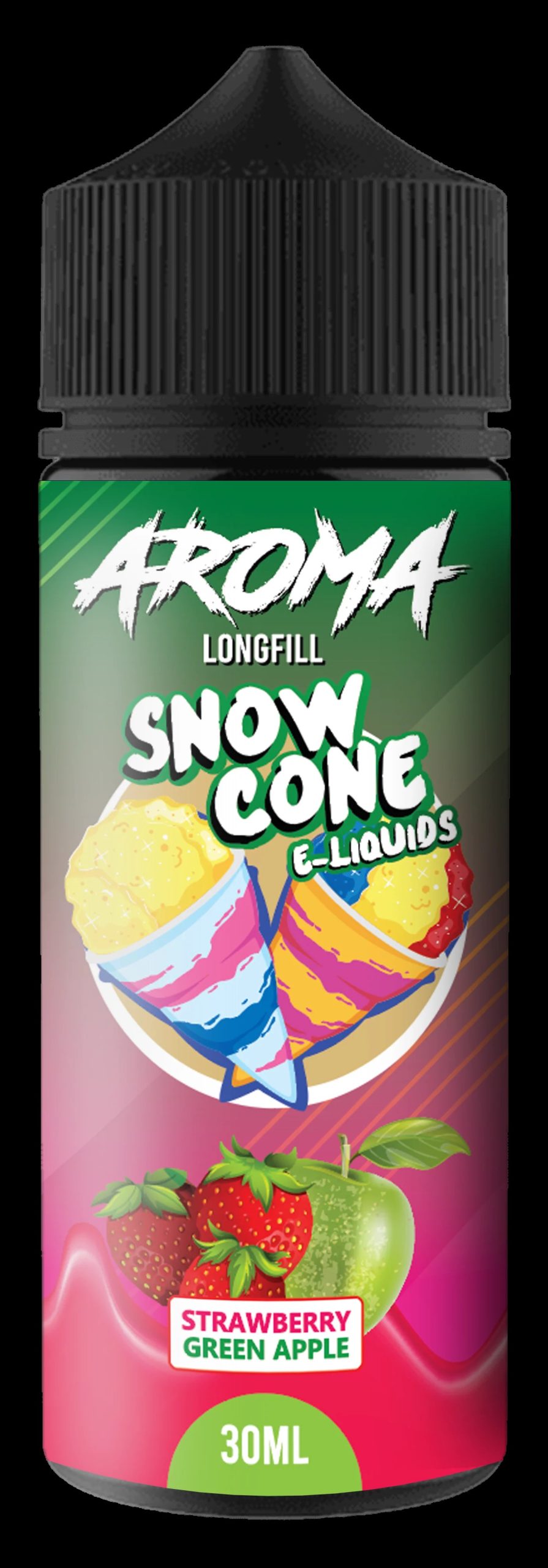 SNOW CONE 120ML LONGFILL (STRAWBERRY GREEN APPLE)
