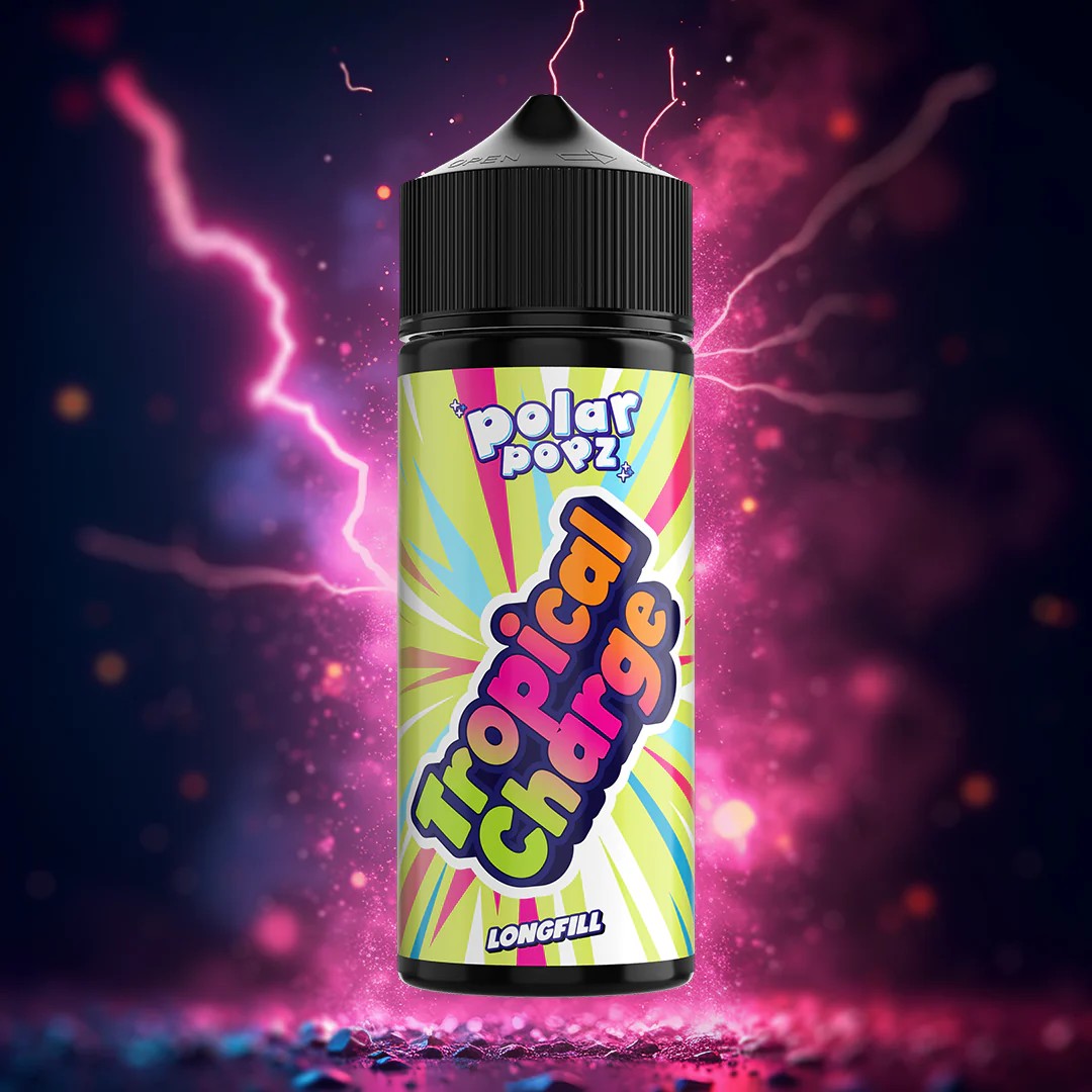 POLAR POPZ 120ML TROPICAL CHARGE LONG FILL