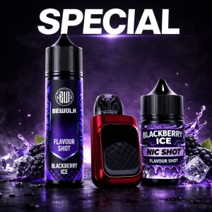 BEWOLK COMBO (3PCS) - BLACKBERRY ICE FLAVOR SHOT 35MG