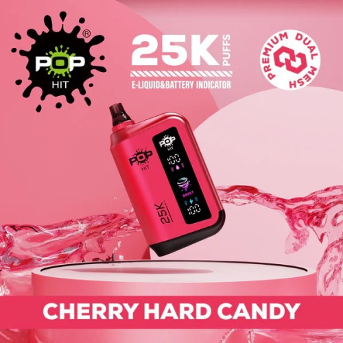 POP HIT 25K CHERRY HARD CANDY